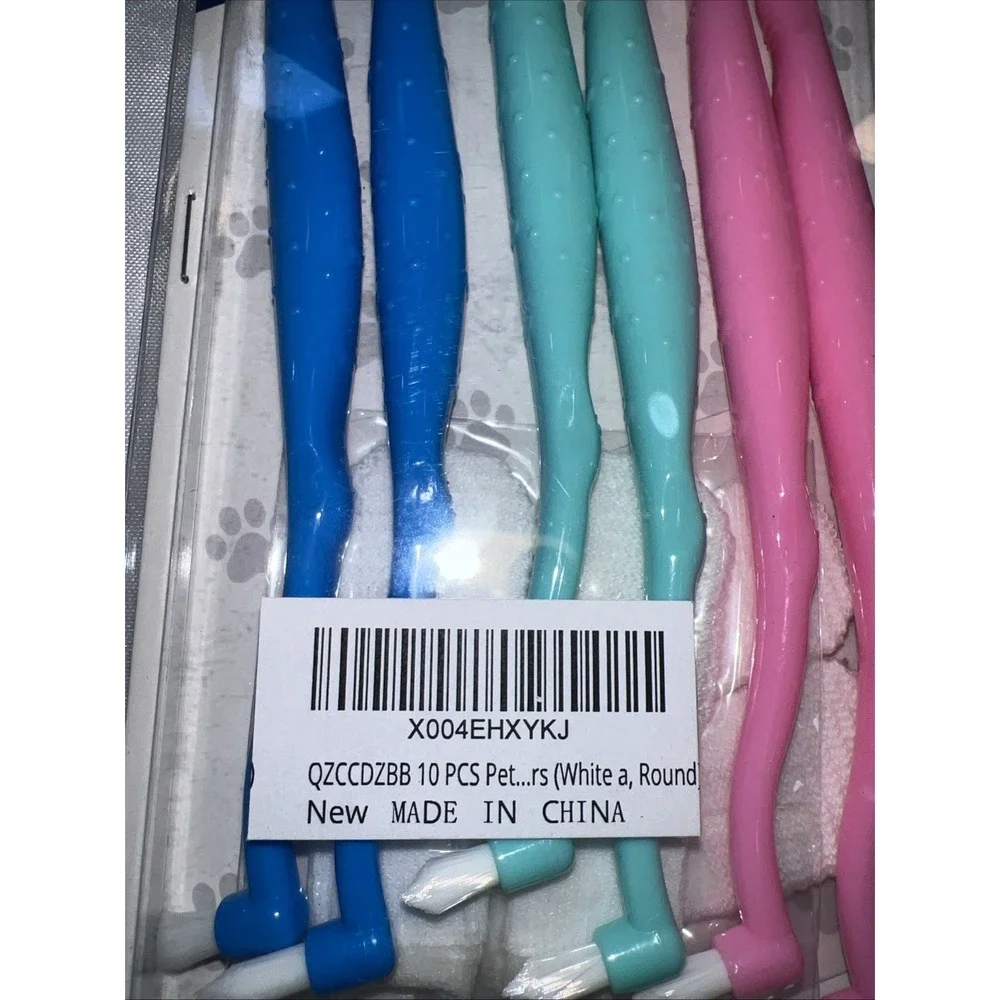 Dog Toothbrush Set of 6 Dual Headed Dental‎ Hygiene Brushes for Small to Large